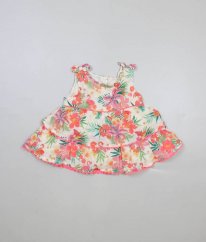 Krémové květované šaty MONSOON