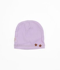 Lila žebrovaná čepička NELLYS