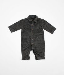 Šedý manšestrový kalhotový overal NUTMEG