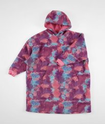 Farebná zateplená oversize mikina/šaty s beránkom MOUNTAIN WAREHOUSE