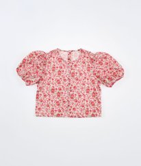 Ružová blúzka s ružičkami