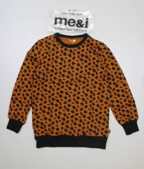 Skořicová leopardí mikina ME & I