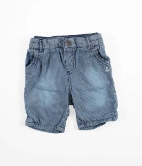 Modrobílé proužkované kraťasy MOTHERCARE