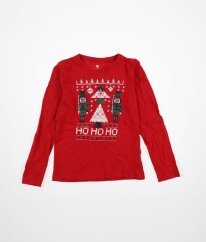 Červené vánoční triko