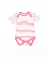 Bielo-ružové prúžkované body C&A