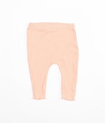 Růžové žebrované legíny MATALAN