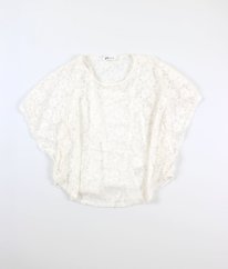 Smetanová krajková halenka s tílkem H&M