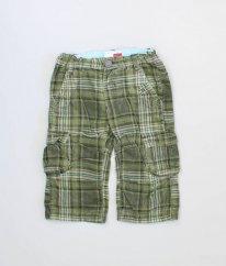 Zelené kárované podšité kalhoty NAME IT