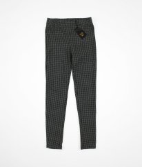 Šedé kockované teplé nohavice/legíny OVS