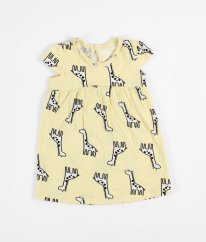 Žluté šaty s žirafkami GEORGE