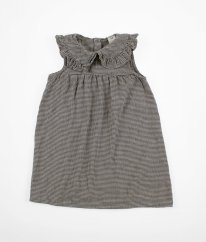 Šedé kostičkované teplejší šaty H&M