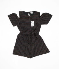 Barevný třpytivý kraťasový overal M&CO