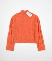 Pomerančový svetr s vlnou NAME IT