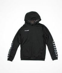 Černá jemně vaflová sportovní mikina (170-176) HUMMEL