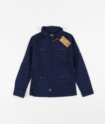 Tmavě modrá lehká košilová bunda LEE COOPER