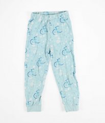 Tyrkysové pyžamové kalhoty TU