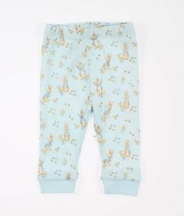 Světle modré pyžamové kalhoty s králíčky NUTMEG