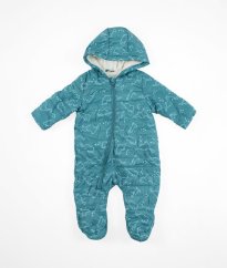 Modrozelená teplá kombinéza jar/jeseň - ľahká zimná PRIMARK
