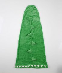 Zelená plyšová deka dinosaurus/krokodýl NUTMEG