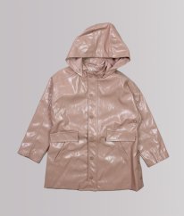 Starorůžová pogumovaná bunda ZARA