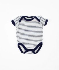 Bílomodré proužkované body LILY & JACK