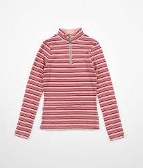 Ružové žebrované pruhované tričko F&F