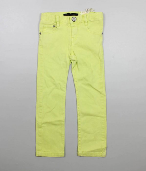 Žlutozelené kalhoty