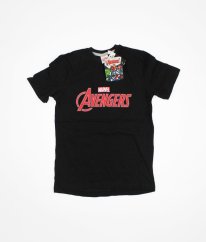 Černé tričko MARVEL