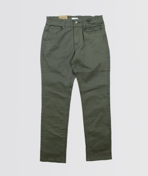 Zelené slim kalhoty KIABI