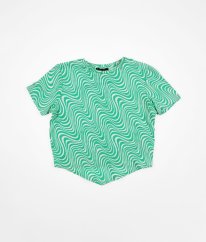 Bílozelená halenka NEW LOOK