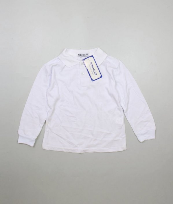 Bílé hebké silnější triko s límečkem MINI CLUB