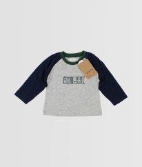 Šedomodré triko BLUKIDS