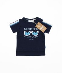 Tmavomodré tričko s obrázkom DIRKJE