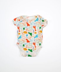 Bílé body se zvířátky GEORGE