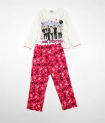 Bílorůžové pyžamo ONE DIRECTION