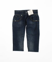 Modré silné legíny s potiskem CYCLEBAND