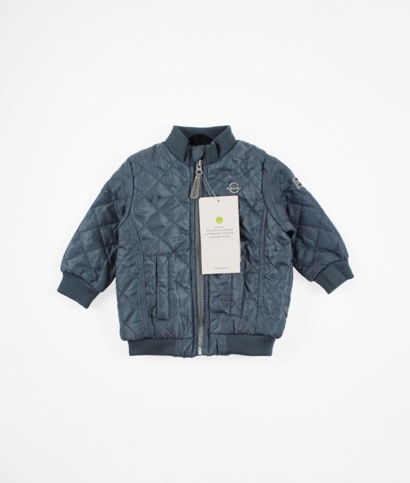 Modrá termo bunda jaro/podzim MIKK-LINE