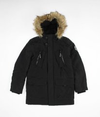 Černá pevná zimní bunda C&A