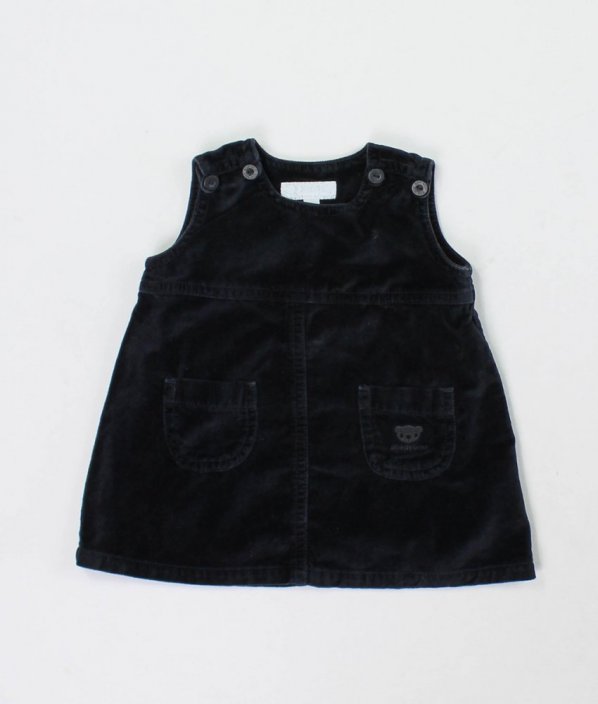Černá semišová šatová sukně H&M
