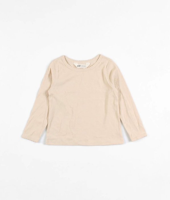 Béžové triko ze silnější bavlny H&M
