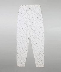 Bílé pyžamové kalhoty s obrázky
