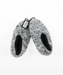 Šedé teplé papuče (EU 33, stélka 20,5 cm) GEORGE