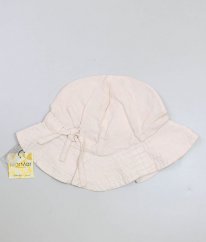 Světlounce růžový lněný klobouček (56-58 cm) MARMAR COPENHAGEN