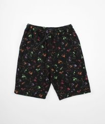 Čierne farebné silnejšie mikinové kraťasy PRIMARK