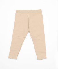 Béžové teplé legíny