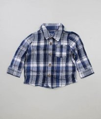 Modrobílá károvaná košile F&F