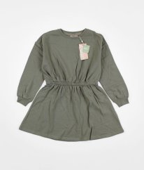 Kriedovo zelené silnejšie mikinové šaty ONLY