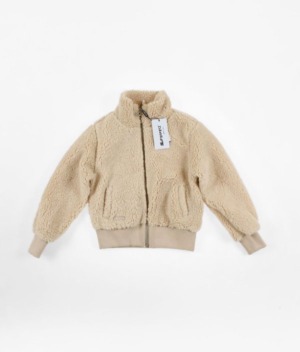 Béžová baránková bunda BLUE EFFECT