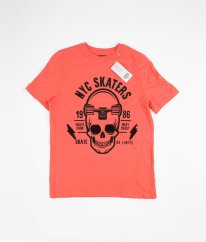 Oranžové tričko s obrázkem F&F