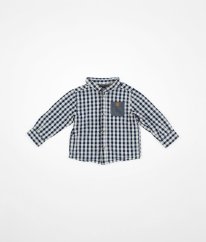 Bílomodrá kostičkovaná košile OBAIBI